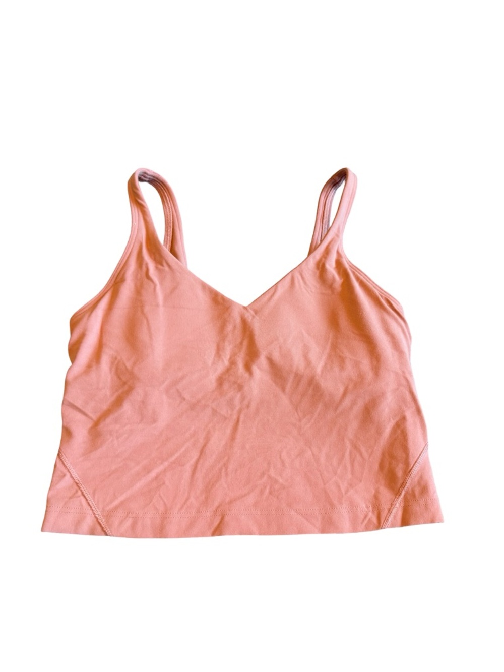 Lululemon Align Peach Pullover Tank Top Workout Athletic Stretch Size 4 Women's